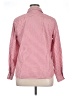 Foxcroft Stripes Red Long Sleeve Button-Down Shirt Size 14 - photo 2