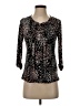Roz & Ali Black 3/4 Sleeve Blouse Size XS - photo 1