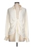 Dynamite 100% Polyester Ivory Long Sleeve Blouse Size L - photo 1