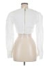 Miss Circle White Long Sleeve Blouse Size M - photo 2