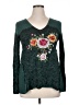 Desigual Green Long Sleeve Blouse Size XL - photo 1