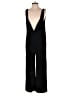 OAK + FORT 100% Polyester Solid Black Jumpsuit Size XS - photo 1