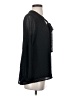 DR2 100% Polyester Black Long Sleeve Blouse Size S (petite) - photo 4