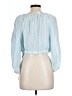 BCBGeneration Blue 3/4 Sleeve Blouse Size L - photo 2
