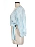 BCBGeneration Blue 3/4 Sleeve Blouse Size L - photo 5