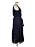 Talbots 100% Cotton Solid Blue Casual Dress Size 10 - photo 4