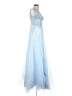 Assorted Brands Blue Cocktail Dress Size 5 - photo 4