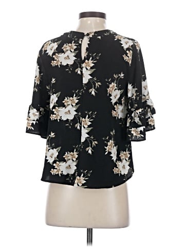 Urban Romantics Short Sleeve Blouse (view 2)