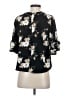 Urban Romantics Black Short Sleeve Blouse Size S - photo 2