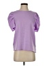 Shein 100% Polyester Purple Short Sleeve Top Size S - photo 1