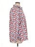 Talbots 100% Cotton Hearts Red Long Sleeve Blouse Size XL - photo 4
