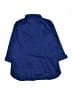 Lands' End Solid Blue Short Sleeve Button-Down Shirt Size 16 - photo 2