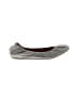 Lanvin 100% Leather Metallic Gray Silver Flats Size 9 (estimated) - photo 1