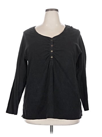 Faded Glory Long Sleeve Blouse (view 1)