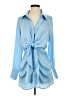 Runaway 100% Polyester Blue Casual Dress Size XS - photo 1