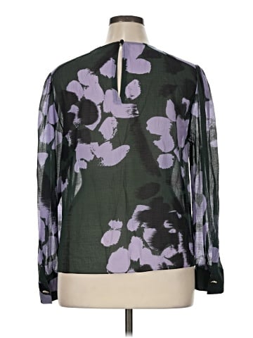 Tanya Taylor Long Sleeve Silk Top (view 2)