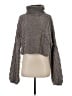 Blank NYC 100% Polyester Solid Gray Turtleneck Sweater Size S - photo 1