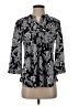 Cocomo Paisley Black 3/4 Sleeve Blouse Size S - photo 1
