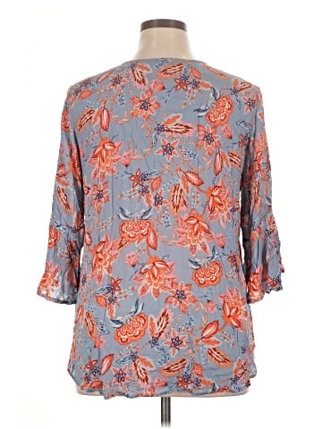 Democracy 3/4 Sleeve Blouse (view 2)