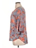 Democracy 100% Rayon Blue 3/4 Sleeve Blouse Size XL - photo 5