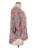 Democracy 100% Rayon Blue 3/4 Sleeve Blouse Size XL - photo 4