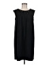 Elle Solid Black Casual Dress Size M - photo 1