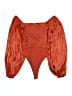 Lulus 100% Polyester Orange 3/4 Sleeve Blouse Size L - photo 2