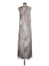 Versona 100% Polyester Gray Casual Dress Size M - photo 2
