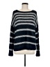 Vince. 100% Linen Stripes Blue Pullover Sweater Size M - photo 1