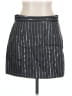 Bebe Stripes Gray Black Formal Skirt Size 10 - photo 1