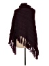 Unbranded Burgundy Poncho One size - photo 2