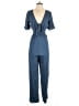 Lulus Solid Blue Jumpsuit Size S - photo 1