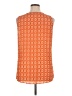 Zac & Rachel 100% Polyester Orange Sleeveless Blouse Size XL - photo 2