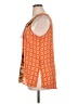Zac & Rachel 100% Polyester Orange Sleeveless Blouse Size XL - photo 5
