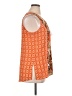 Zac & Rachel 100% Polyester Orange Sleeveless Blouse Size XL - photo 4