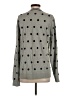 J.Crew Factory Store 100% Cotton Polka Dots Gray Pullover Sweater Size S (estimated) - photo 2