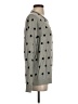 J.Crew Factory Store 100% Cotton Polka Dots Gray Pullover Sweater Size S (estimated) - photo 4
