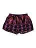 Tyche 100% Polyester Print Purple Shorts Size M - photo 1