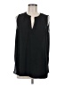 Ann Taylor LOFT 100% Polyester Black Sleeveless Blouse Size M - photo 1