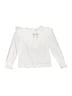 Monnalisa White Long Sleeve Blouse Size 6 - photo 1
