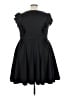 Unbranded 100% Polyester Solid Black Cocktail Dress Size 3XL - photo 2