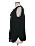 Ann Taylor LOFT 100% Polyester Black Sleeveless Blouse Size M - photo 5