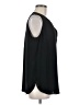 Ann Taylor LOFT 100% Polyester Black Sleeveless Blouse Size M - photo 4