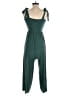 American Eagle Outfitters Solid Green Teal Jumpsuit Size S - photo 2