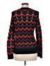 Sandro Chevron-herringbone Red Pullover Sweater Size M (estimated) - photo 2