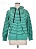 Active 100% Cotton Stripes Teal Zip Up Hoodie Size 1X - photo 1