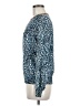 MICHAEL Michael Kors 100% Polyester Blue Long Sleeve Blouse Size M (estimated) - photo 5