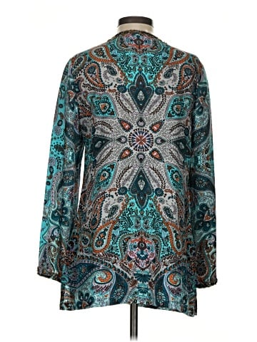 Sundance Long Sleeve Silk Top (view 2)