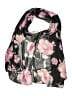 Unbranded Floral Black Scarf One size - photo 1
