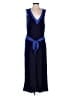 Elevenses 100% Polyester Blue Casual Dress Size 12 - photo 1